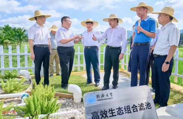 海南省委書記馮飛、省長劉小明視察三亞資源化利用試點項目